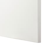 BESTÅ Mobili con cassetti, bianco Lappviken/Sindvik/Stubbarp vetro trasparente bianco, 180x42x74 cm