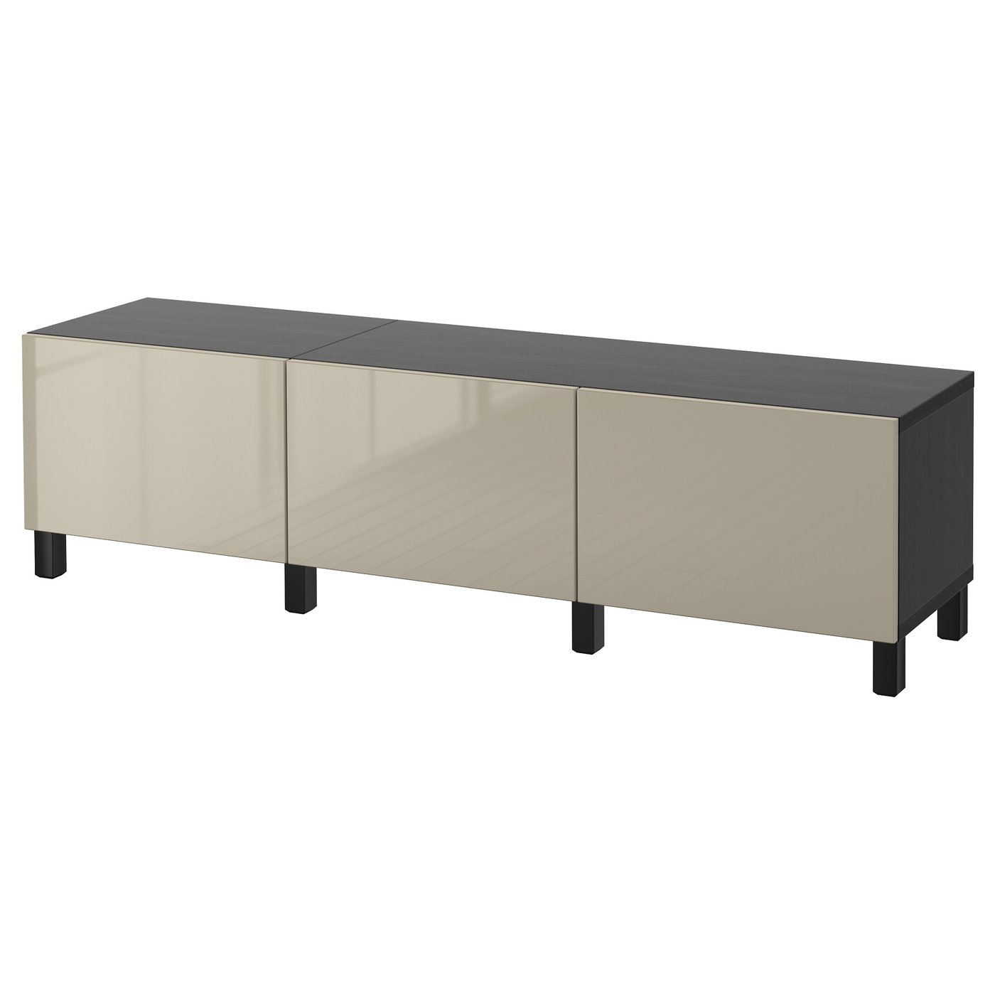 BESTÅ Mobili con cassetti marronenero/Selsviken lucido/beige IKEA Svizzera