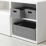 BESTÅ Scatola, grigio, 32x51x21 cm