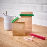 BEVARA Set di 26 clip di chiusura, colori vari