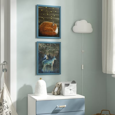 BILD Poster, dormire sotto le luci della notte, 30x40 cm