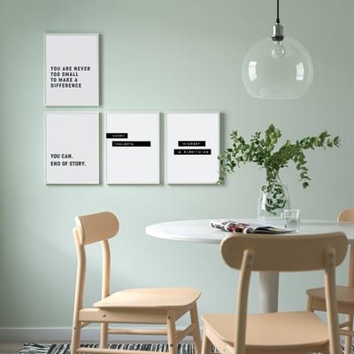 BILD poster, mindset is everything, 30x40 cm - IKEA Svizzera