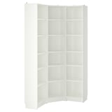 BILLY Combinazione di librerie/angolare, bianco, 95/95x28x202 cm