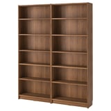 BILLY Combinazione di librerie, marrone effetto noce, 160x28x202 cm