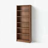 BILLY Libreria, marrone effetto noce, 80x28x202 cm
