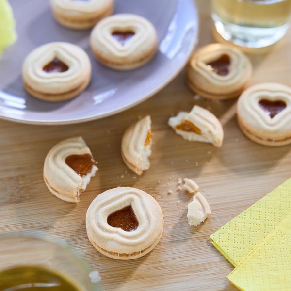 BJÄLLRA Biscotti, ripieno al limone, 176 g