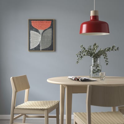 BLODFLÄDER Canvas, fiore d'arancio, 40x50 cm