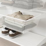 BOAXEL Combinazione di guardaroba, bianco, 187x40x201 cm