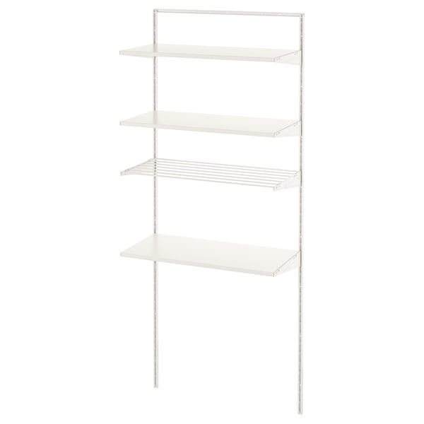 BOAXEL Combinazione per lavanderia, bianco, 82x40x201 cm