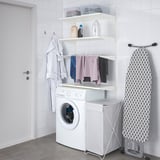 BOAXEL Combinazione per lavanderia, bianco, 82x40x201 cm