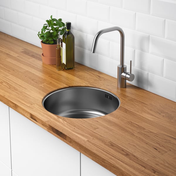 45 Cm Misure Lavello Cucina 1 Vasca.Boholmen Lavello Da Incasso 1 Vasca Inox Per Piano Lavoro Misura Legno Mass Ikea Svizzera