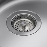 BOHOLMEN Lavello da incasso, 1 vasca, inox, 45 cm
