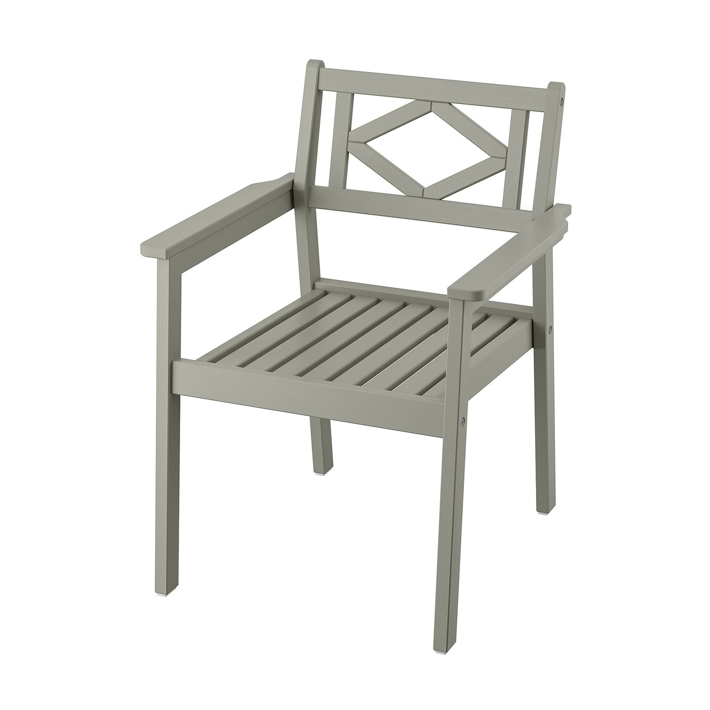 BONDHOLMEN Sedia con braccioli da giardino, grigio - IKEA Svizzera