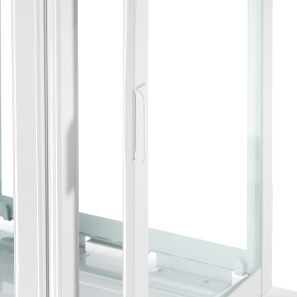 BORRBY Lanterna per cero, da interno/esterno bianco, 44 cm