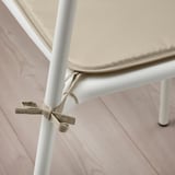 BRÄMÖN Cuscino per sedia, grigio-beige da interno/esterno, 34x34x1.0 cm