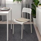 BRÄMÖN Cuscino per sedia, grigio-beige da interno/esterno, 34x34x1.0 cm