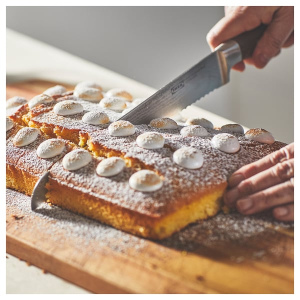 BRILJERA Coltello da pane, acciaio damasco/acero, 23 cm