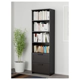 BRIMNES Libreria, nero, 60x190 cm