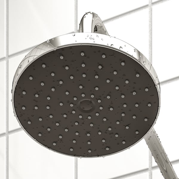 BROGRUND Set doccia soffione/doccetta/deviat, cromato