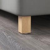 BURFJORD Gamba, rovere, 10 cm