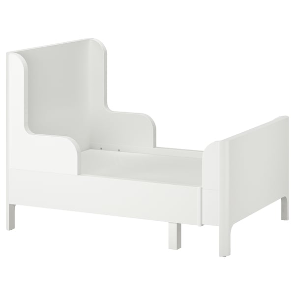 BUSUNGE Letto allungabile, bianco, 80x200 cm