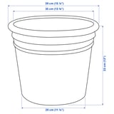 CURRYBLAD Vaso, da esterno terracotta, 35 cm
