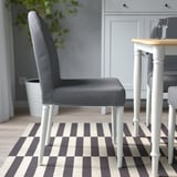 DANDERYD Sedia, bianco/Vissle grigio