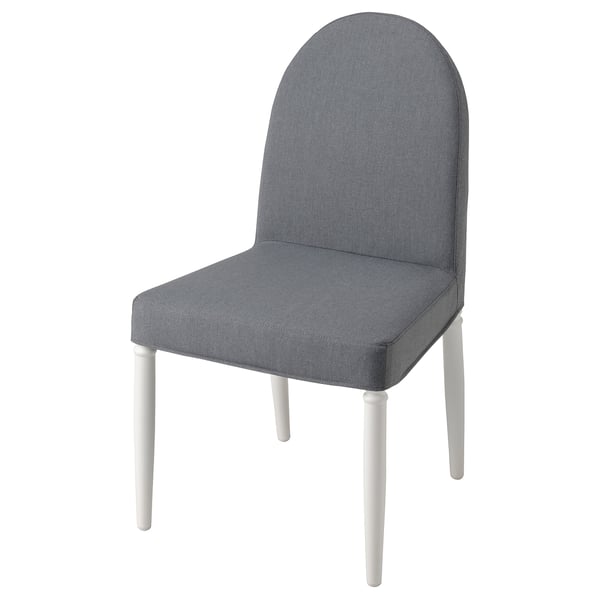 DANDERYD Sedia, bianco/Vissle grigio