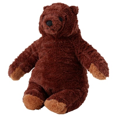DJUNGELSKOG Peluche, marrone orso, 28 cm