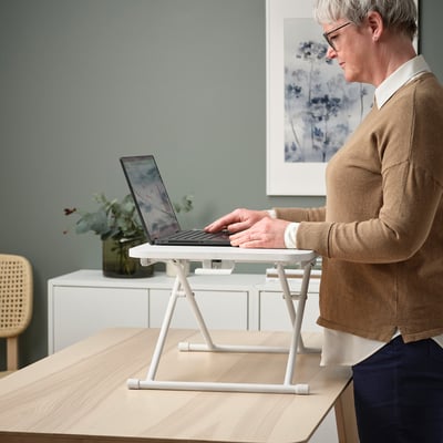DUBBLA Supporto per PC portatile, bianco, 60x40 cm