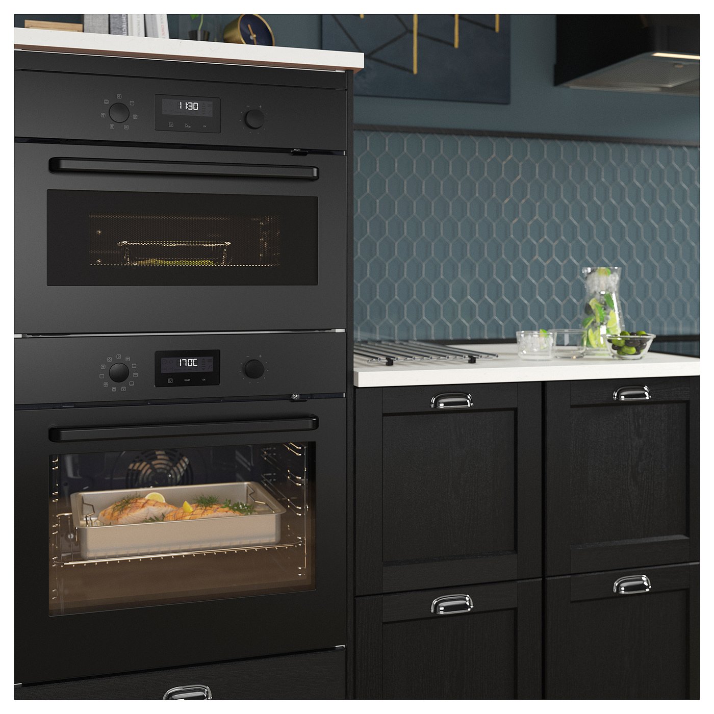 EFTERSMAK Forno termoventilato, nero - IKEA Svizzera