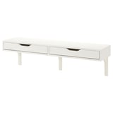 EKBY ALEX / RAMSHULT Mensola e staffe, bianco/bianco, 119x29 cm
