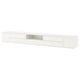Opzione: EKET Combinazione audio/video, bianco/con ante, 280x35x35 cm