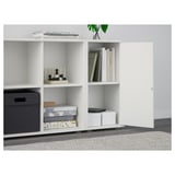 EKET Combinazione di mobili con piedini, bianco, 105x35x72 cm