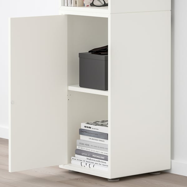 EKET Combinazione di mobili con piedini, bianco, 35x35x107 cm