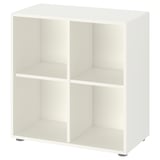 EKET Combinazione di mobili con piedini, bianco, 70x35x72 cm