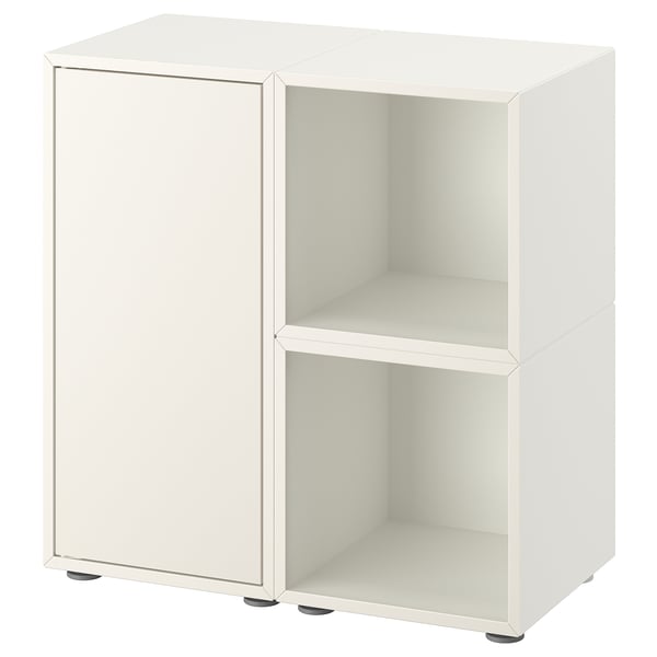EKET Combinazione di mobili con piedini, bianco, 70x35x72 cm