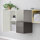 EKET Combinazione di mobili da parete, bianco/multicolore, 175x35x70 cm