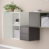 EKET Combinazione di mobili da parete, bianco/multicolore, 175x35x70 cm