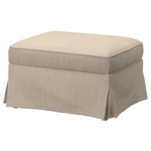 EKTORP Fodera per poggiapiedi, Hillared beige