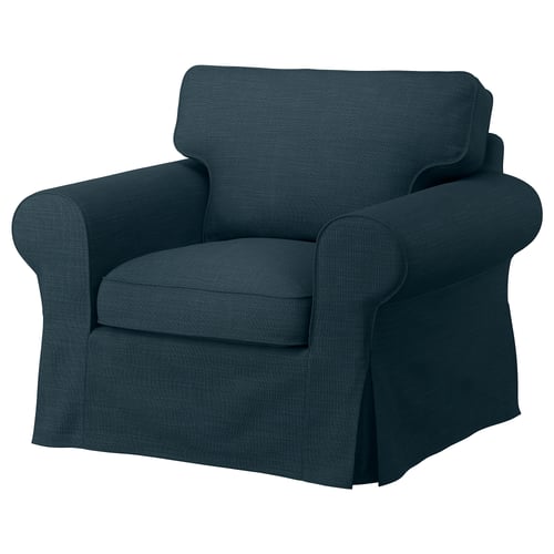 EKTORP Fodera per poltrona, Hillared blu scuro