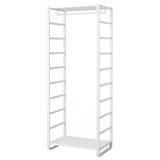 ELVARLI Combinazione di guardaroba, bianco, 84x55x216 cm