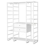 ELVARLI Combinazione di guardaroba, bianco, 165x55x216 cm