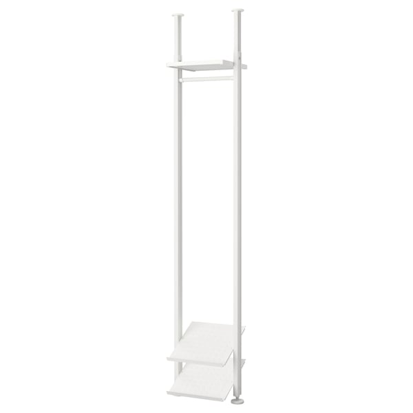 ELVARLI Combinazione di guardaroba, bianco, 52x36x222-350 cm