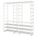 ELVARLI Combinazione di guardaroba, bianco, 205x55x216 cm