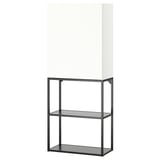 ENHET Combinazione di mobili, antracite/bianco, 60x32x150 cm