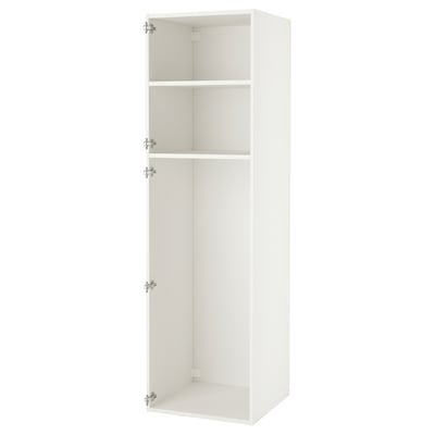 ENHET Mobile alto con 2 ripiani, bianco, 60x210 cm