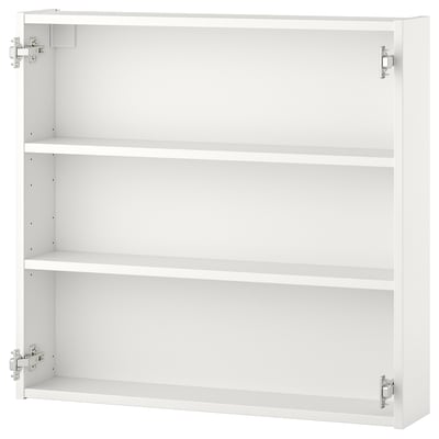 ENHET Pensile con 2 ripiani, bianco, 80x15x75 cm