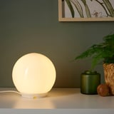 FADO Lampada da tavolo, bianco, 17 cm