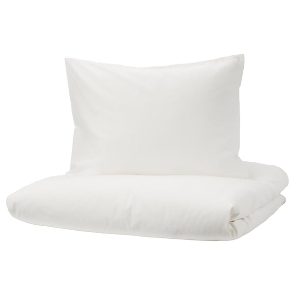 FÄRGMÅRA Copripiumino e 2 federe, bianco, 240x220/50x60 cm